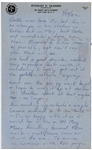Hunter S. Thompson Autograph Letter Twice-Signed -- ''Rum Diary'' Near Done: ''...Went over the 300 pg mark tonight & hope to wrap it up at 340 or so. Another week at least, maybe two - no longer...''